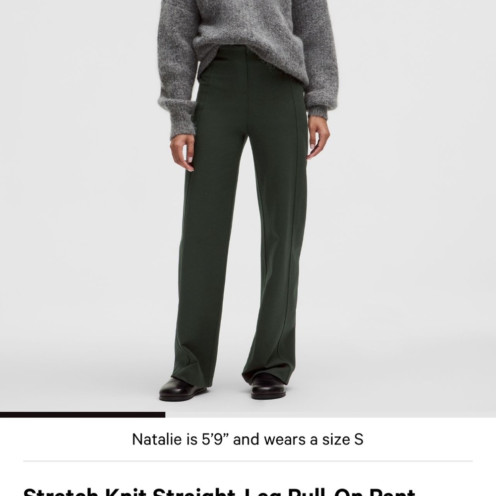 lululemon athletica Dark Green Pants